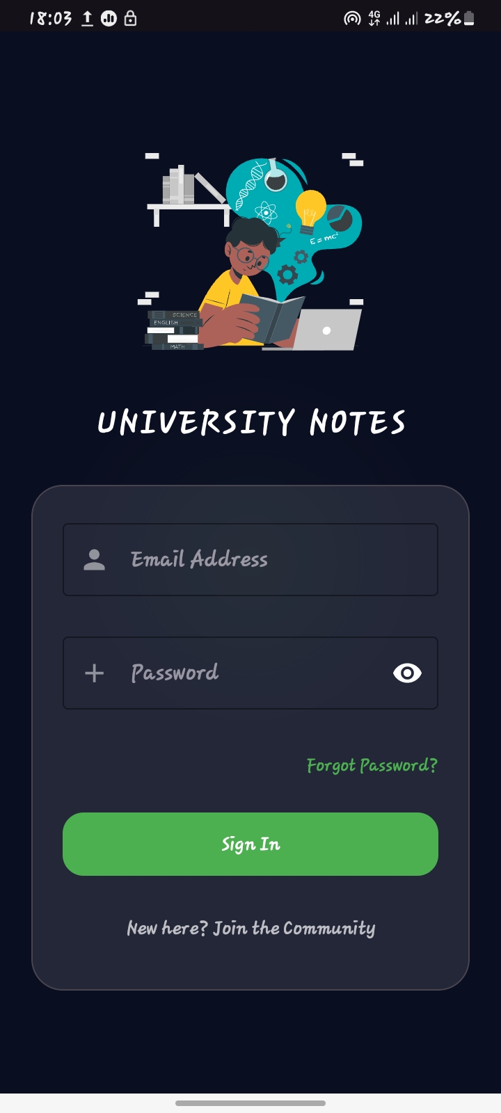 University Notes – Student Learning Platform